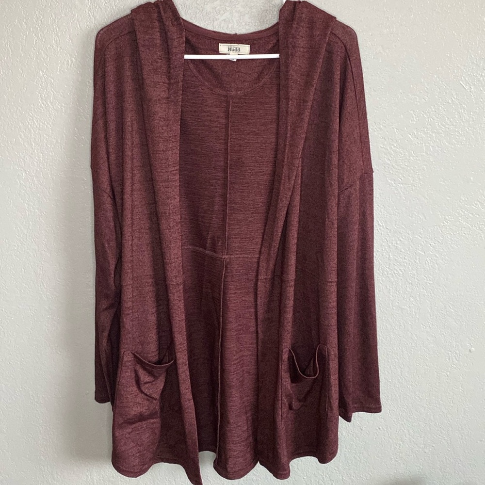 Mudd hooded cardigan